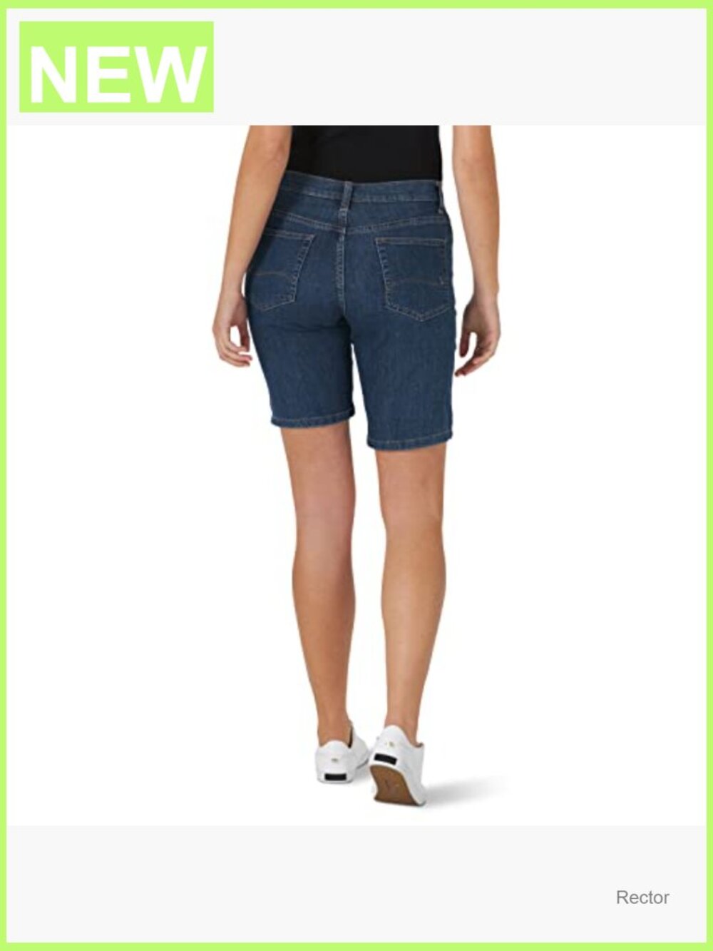 Relaxed Fit Bermuda Shorts Mid Rise 10" Inseam - Picture 3 of 6